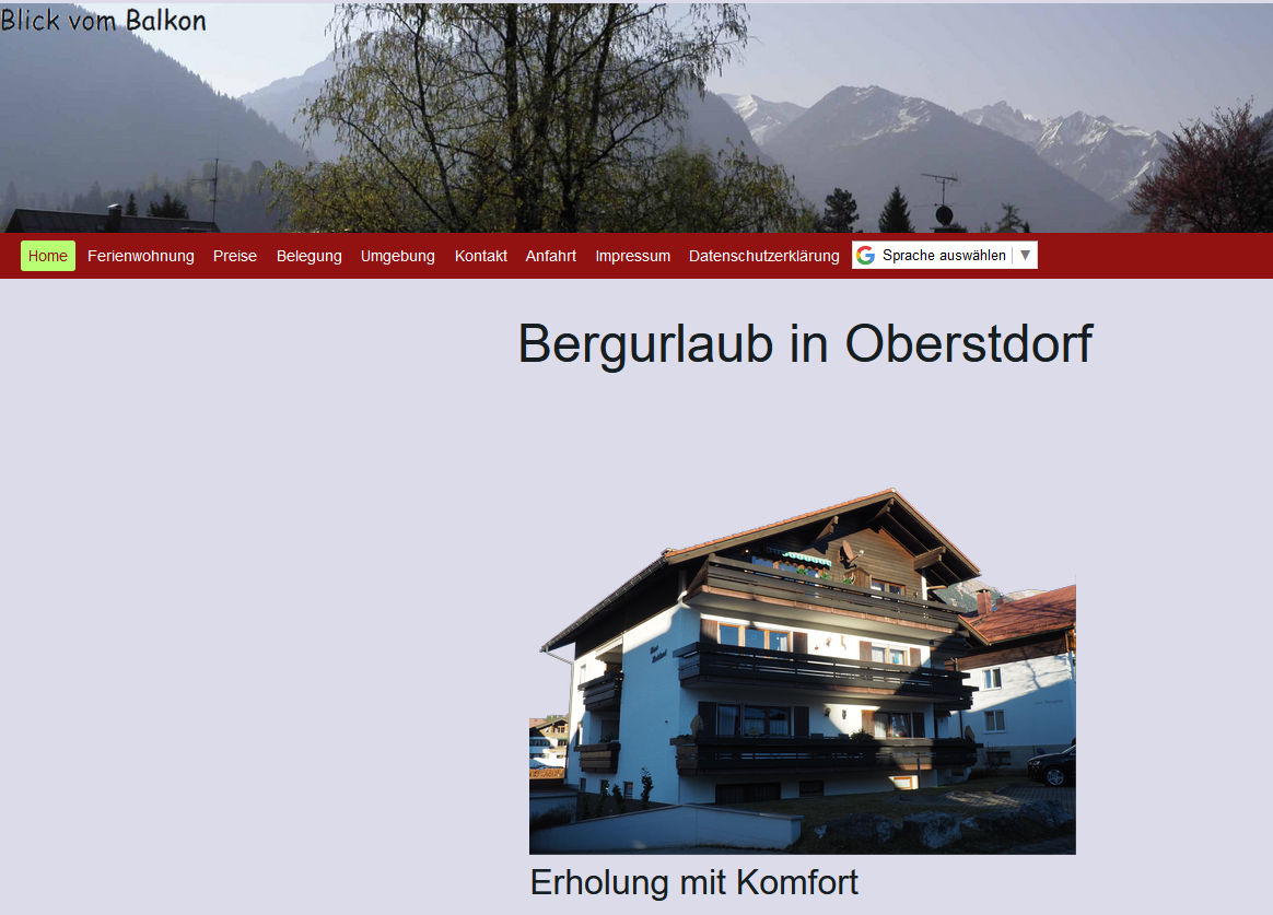 Ferienwohnung Oberstdorf